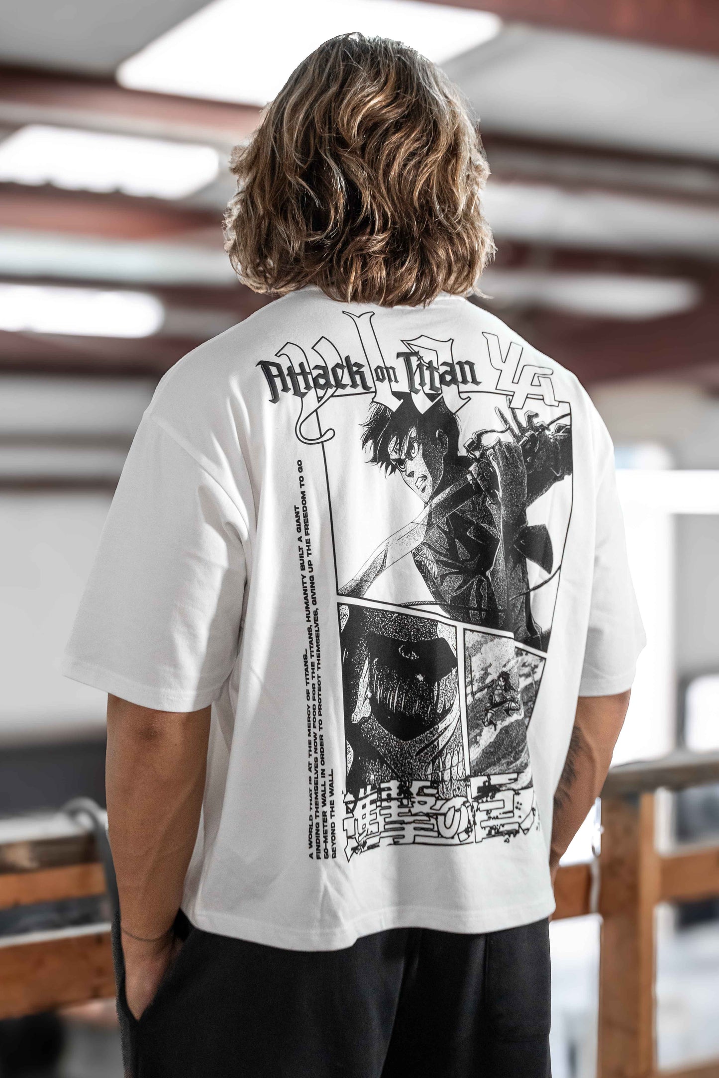 4186 - AOT?  x YLA Cropped Tees