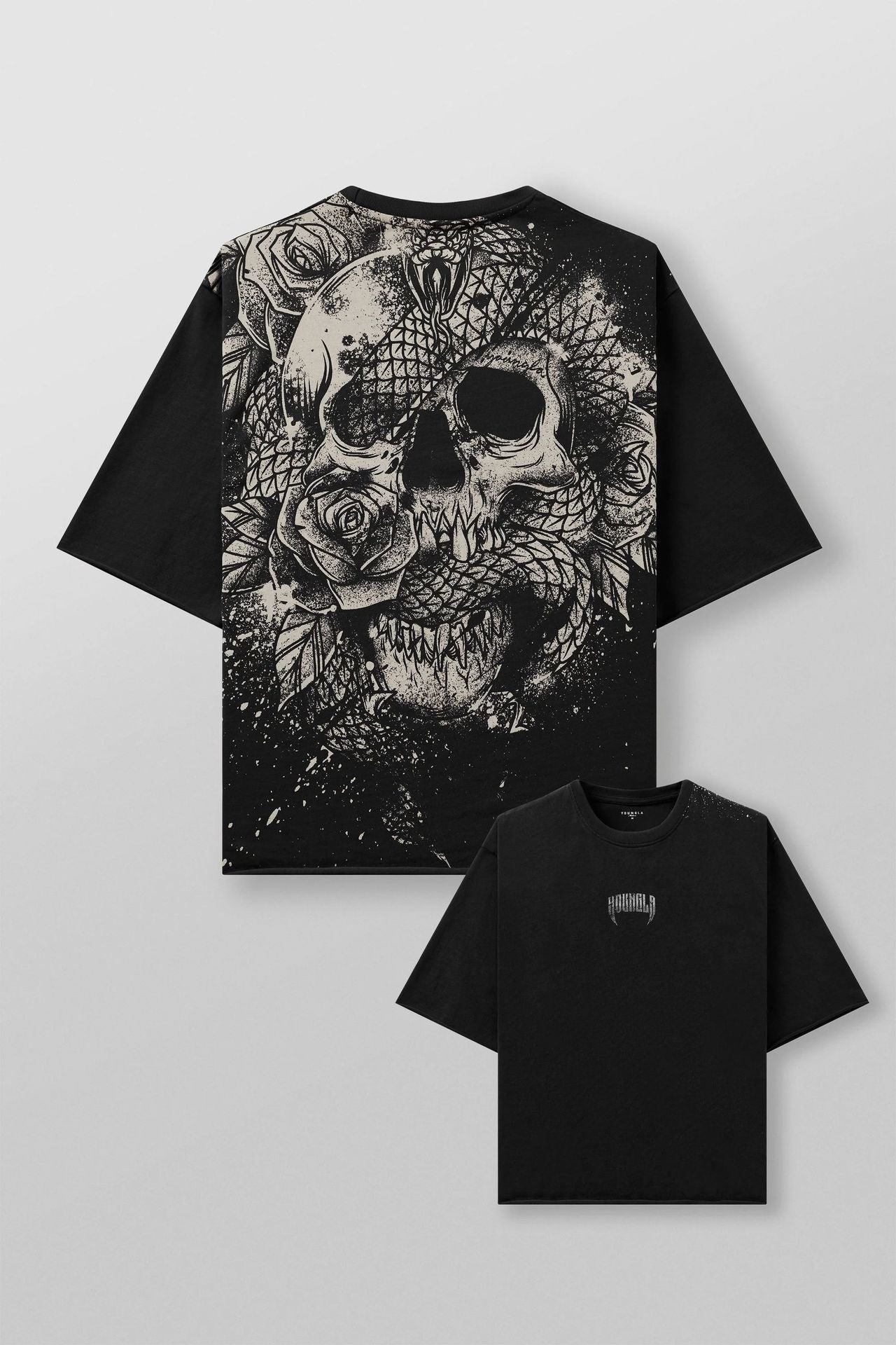 4078 - Snake Skull Tees