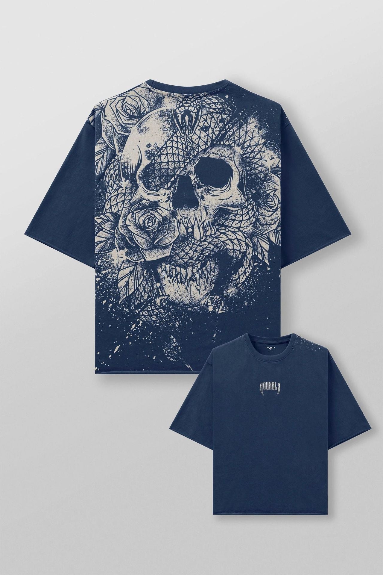 4078 - Snake Skull Tees